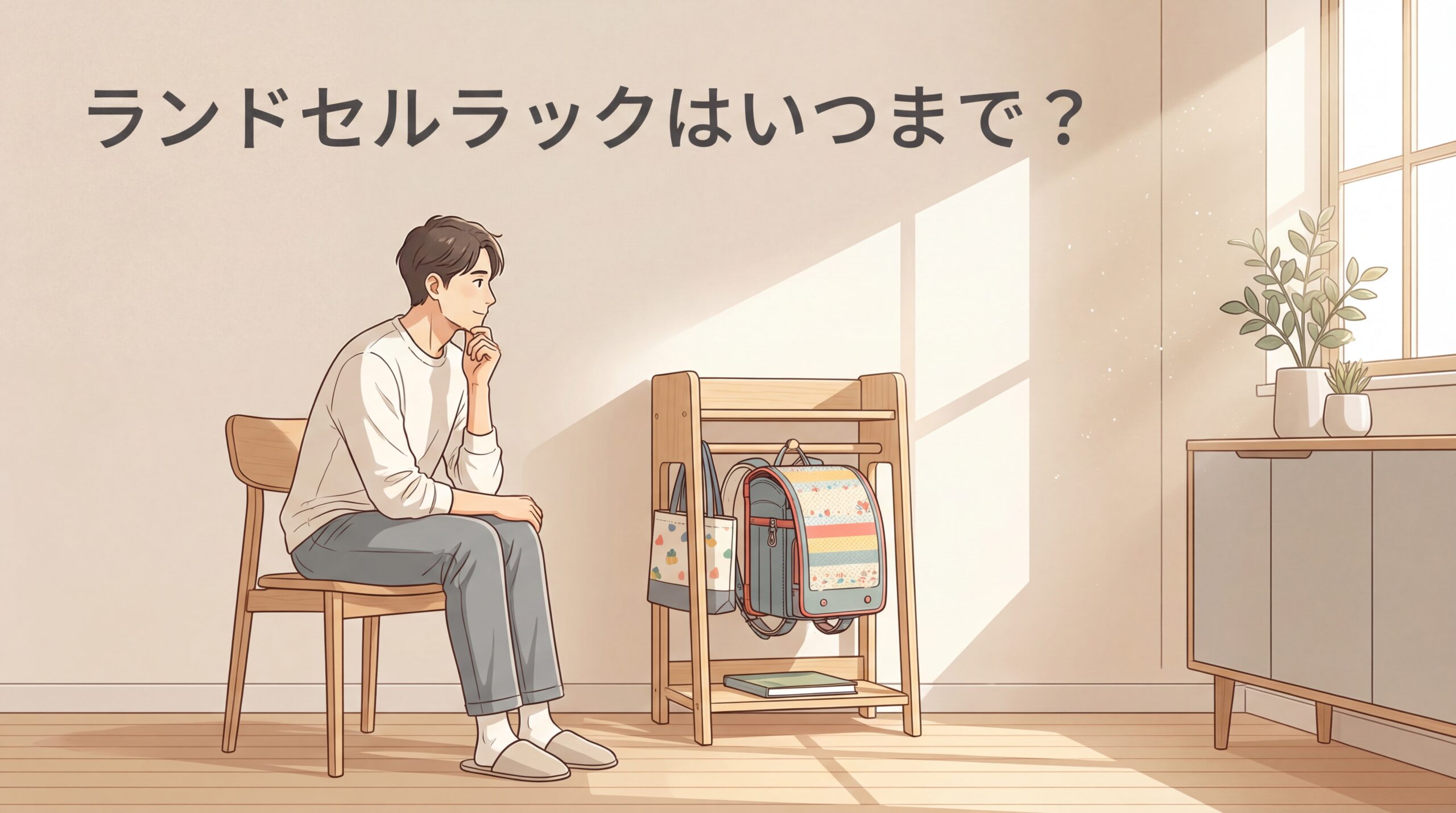 ランドセルラックはいつまで使う？平均的な使用期間と後悔しない選び方