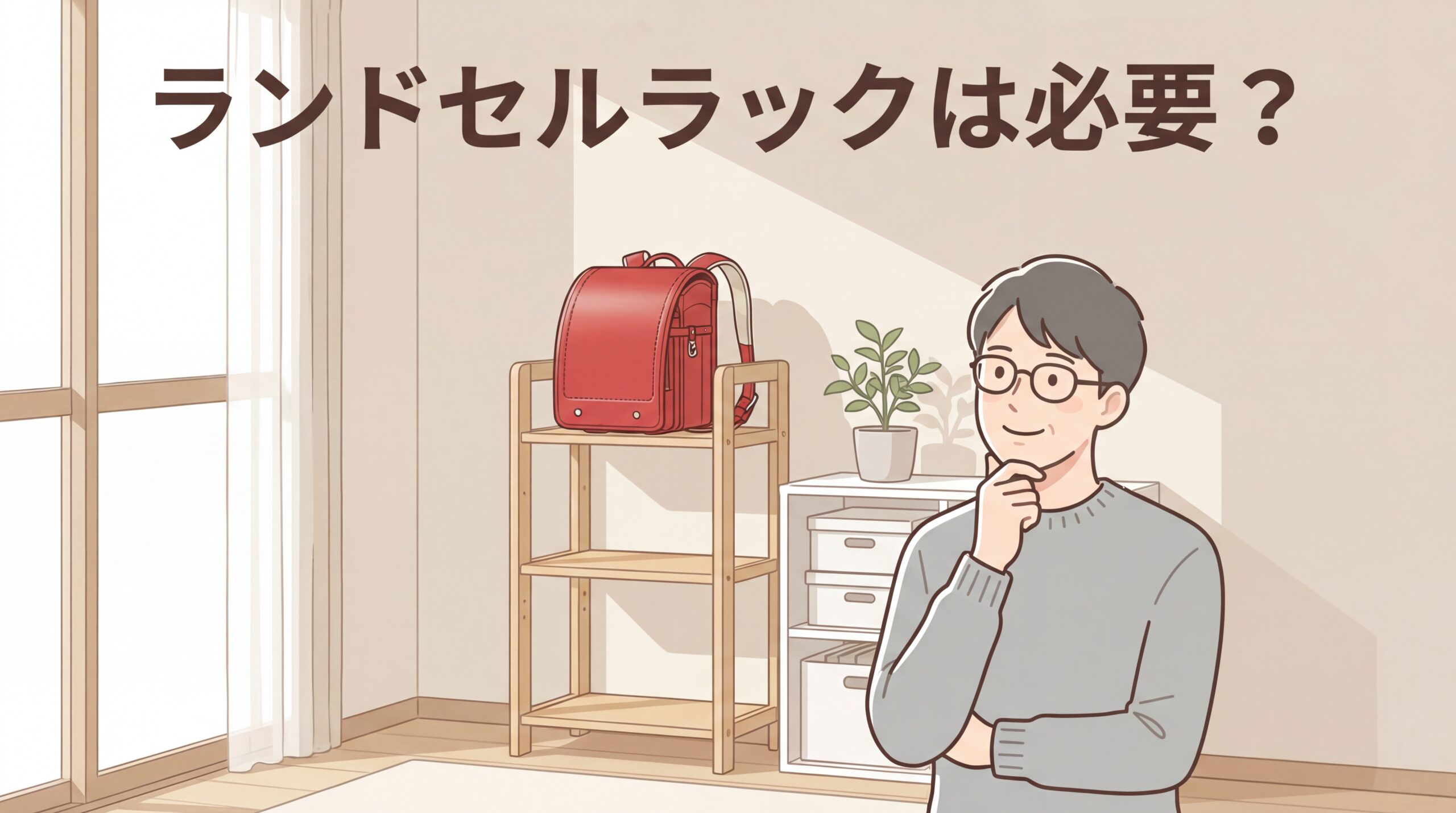 ランドセルラックは本当に必要？買う・買わないの判断基準を解説