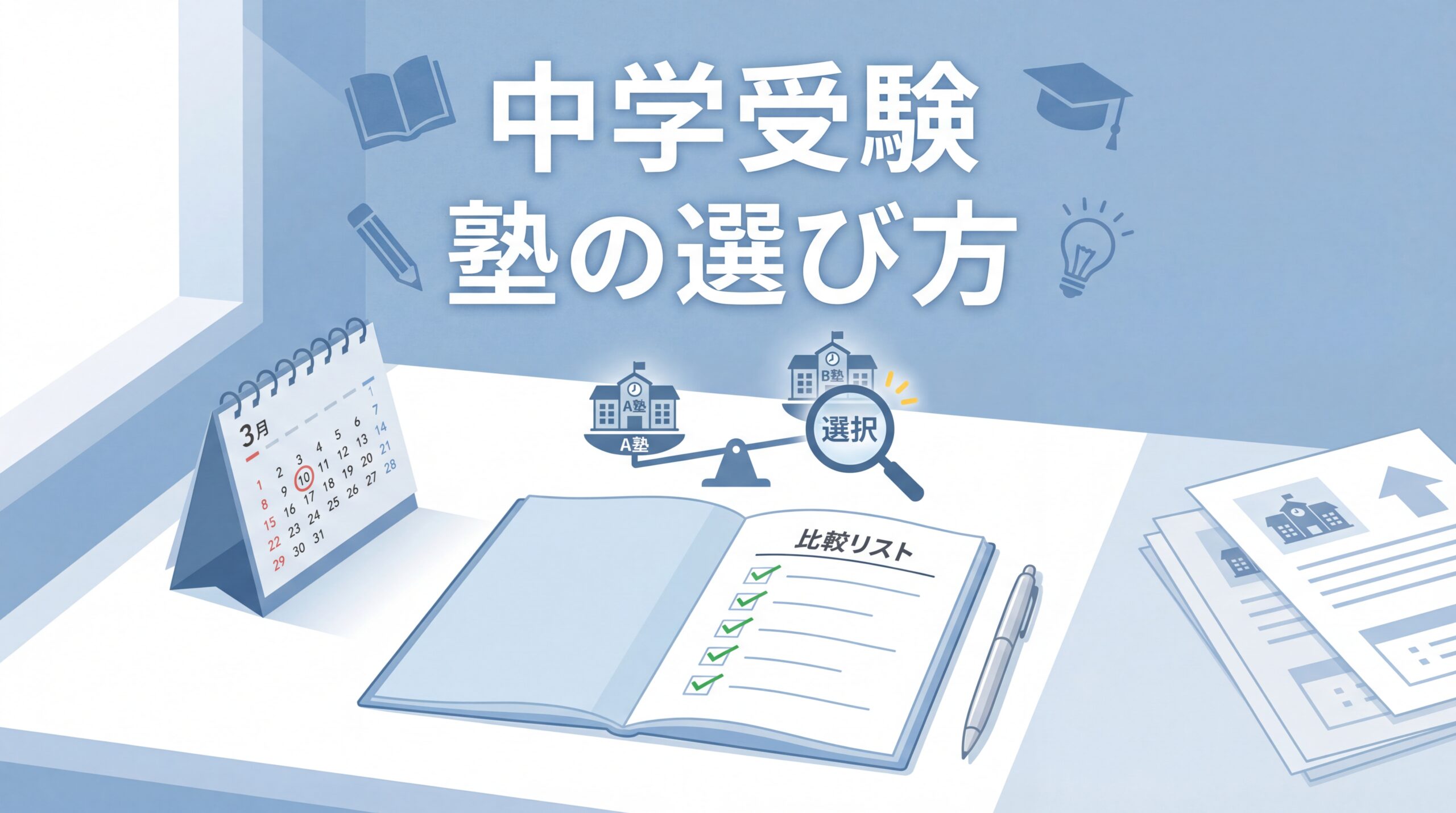 【保存版】中学受験の塾選び方｜後悔しないためのチェックリスト