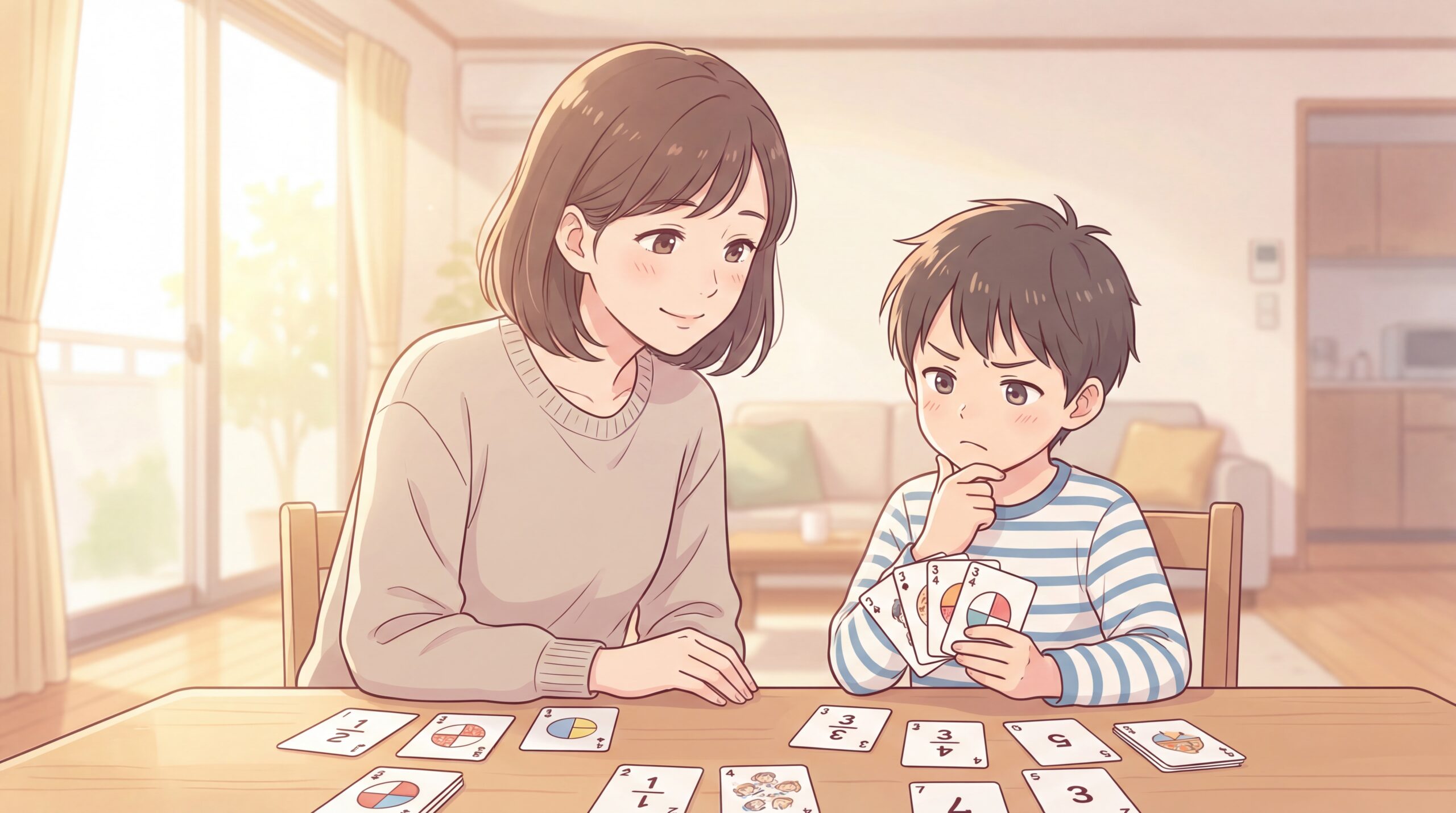 【中学受験にも効果あり】分数職人レビュー｜遊びながら“考える力”と分数感覚が身につく知育カードゲーム