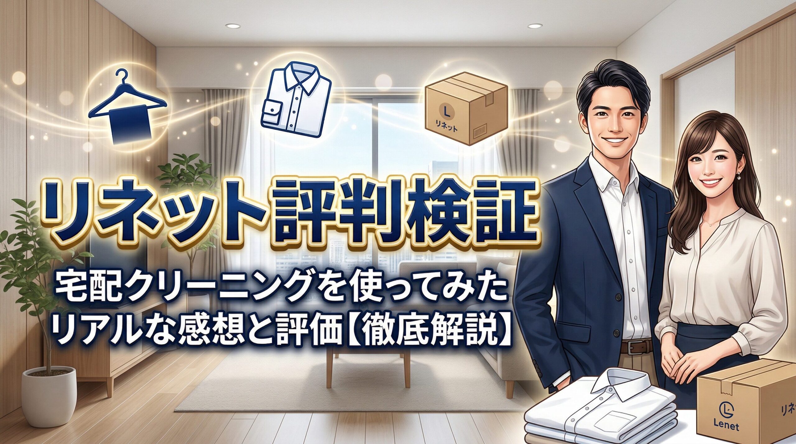 リネットはやめたほうがいい？宅配クリーニングの評判を本気検証